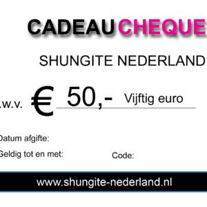 50 euro cadeau cheque